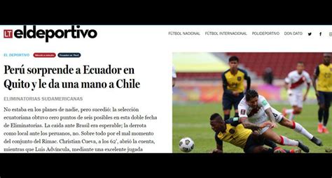 Perú vs. Ecuador: así informó el mundo el triunfo de la ‘Blanquirroja