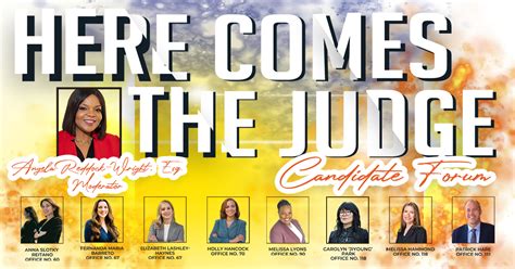 here come the los angeles judges meet and greet · out of many one coalition