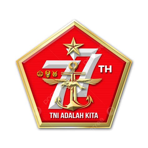 Logo Hut Ke 77 Tni Tahun 2022 Png Vecteurs Psd Et Icônes Pour