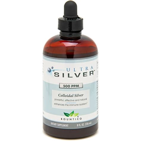 Ultra Silver Colloidal Silver 500 Ppm 8 Oz