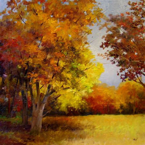 Nels Everyday Painting Thanksgiving Trees Sold