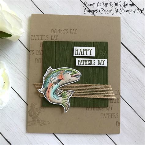 Stampin Up Best Catch Fathers Day Card