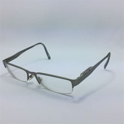 michael ryen europa mr 171 eyeglasses frames brown half rim 53 17 140 ebay