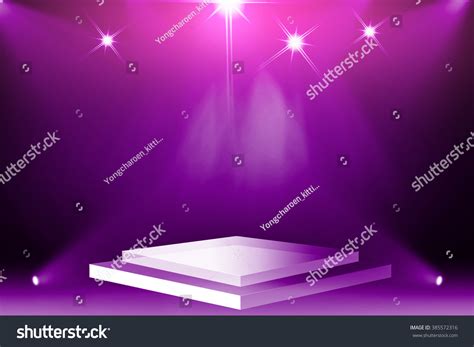 Purple Stage Background Stock Illustration 385572316 Shutterstock