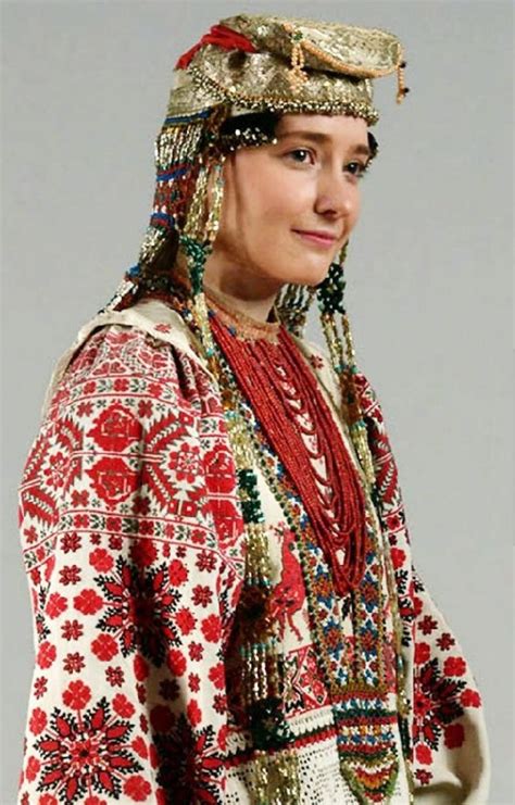 Russian Female Festive Folk Dress From Pavlovich Zhiryatinsky District In Oryol Oblast Russia