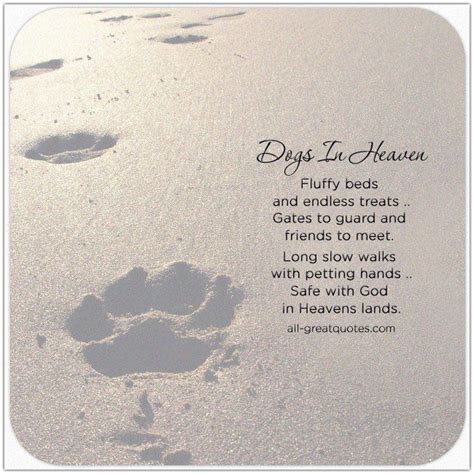In Loving Memory Cards For Loss Of A Loved One Dog Heaven Dog Heaven