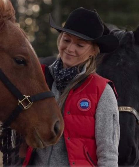Heartland Amy Fleming Red Vest Amber Marshall Red Vest
