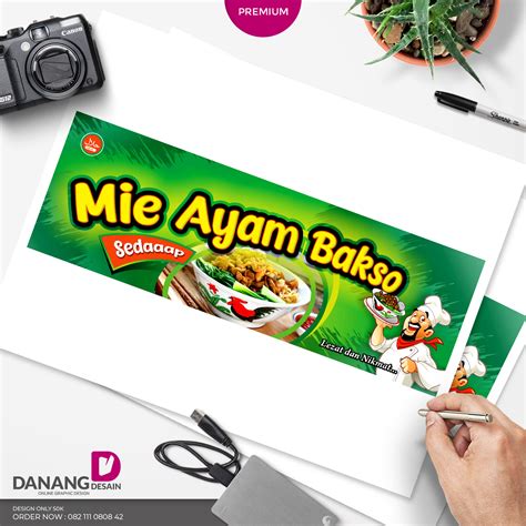 Contoh Desain Banner Spanduk Mie Ayam Bakso - Contoh ...