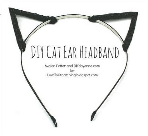 Ilovetocreate Blog Diy Cat Ear Headband