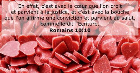 Romains 1010 Verset De La Bible