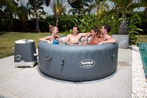 SaluSpa Palm Springs AirJet Inflatable 6 Person Hot Tub