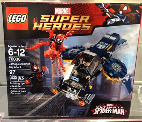 Lego marvel super heroes offers an original storyline in which nick fury calls upon heroes spanning the marvel universe to save earth from such. LEGO Marvel Carnage's SHIELD Sky Attack 76036! Toy Fair ...