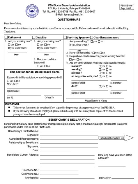 2022 Social Security Worksheet Instructions