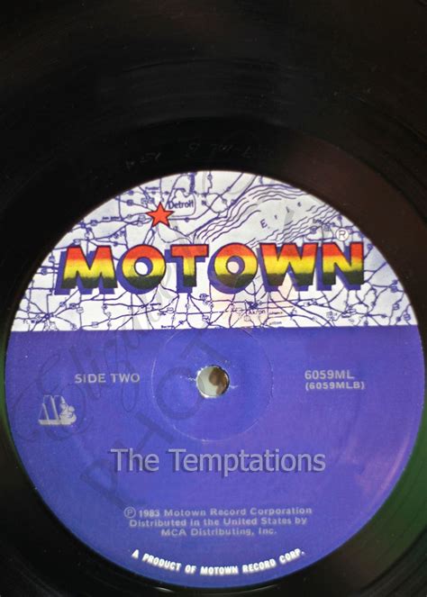 Motown The Temptations Record Label Digital Download Etsy