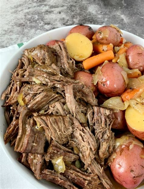 Then, add the trivet or steamer basket and place the pork inside. Instant Pot Chuck Roast - The Endless Appetite