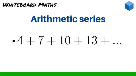 Arithmetic Series Youtube
