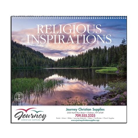 Religious Inspirations Wall Calendar | Mines Press