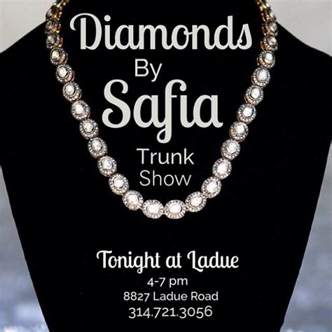 Diamonds By Safia Trunk Show At Martas Ladue December 10th 8827 Ladue Road Ladue Mo 63124