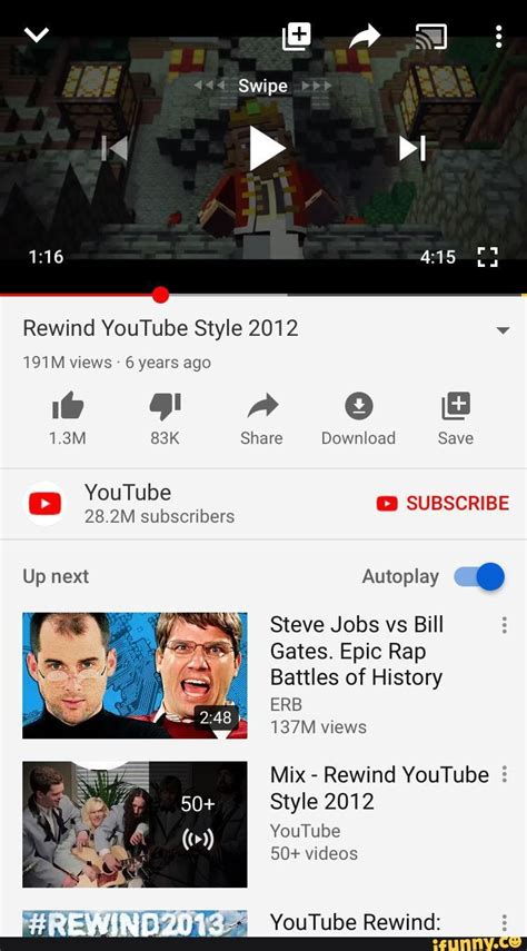 Rewind Youtube Style 2012 191m Views 6 Years Ago Youtube A 282m