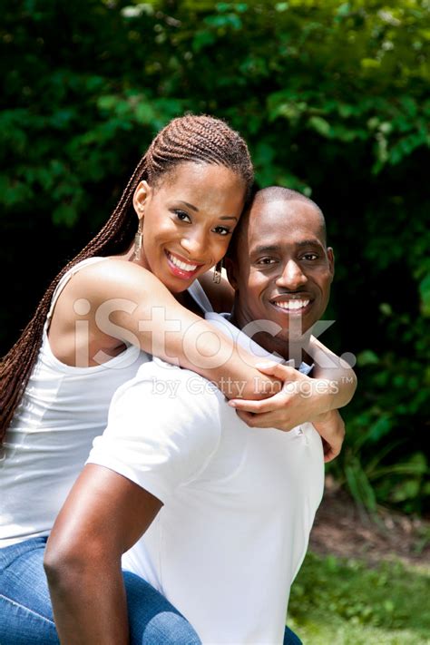 Happy Smiling African Couple Stock Photo Royalty Free Freeimages