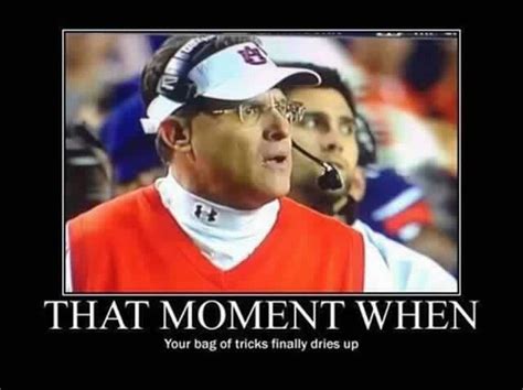 Auburn That Moment When Your Bag Of Tricks Finally Dries Up Football