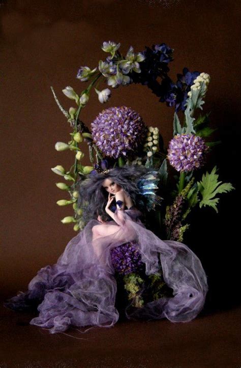 Nicole West Midnite Gardens Fantasy Doll Fantasy Fairy Fairy Art