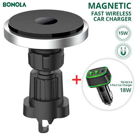Bonola Magsafe Wireless Car Charger For Iphone12pro Max