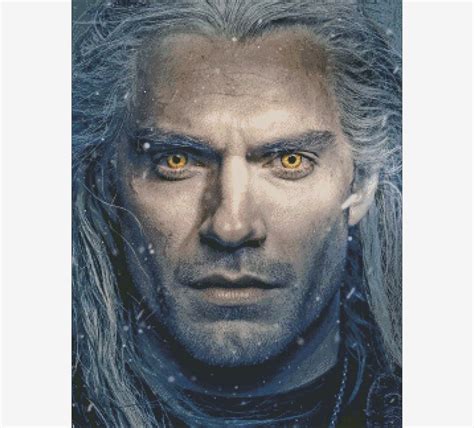 The Witcher Geralt Witcher Cross Stitch Pattern Etsy France