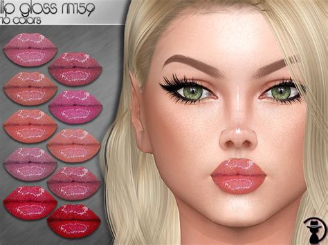 The Sims Resource Lip Gloss M159 By Turksimmer • Sims 4 Downloads