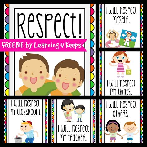 A Freebie To Help You Create An Environment Of Respect Start Off The New School Year With This