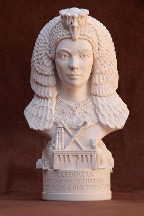 Cleopatra Bust Figurine Statue Sculpture Handmade In The Uk Etsy