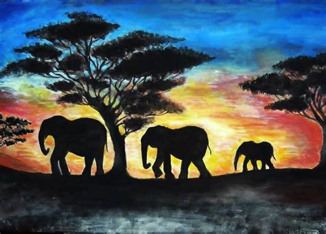 African Landscape Drawing At Getdrawings Free Download