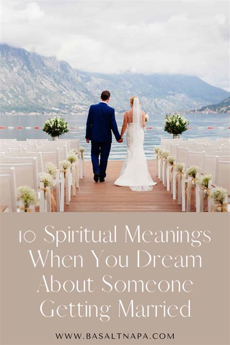 spiritual meaning of getting married in a dream