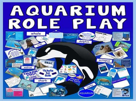 Aquarium Role Play Teaching Resources Eyfs Ks1 Ks2 Animals Science