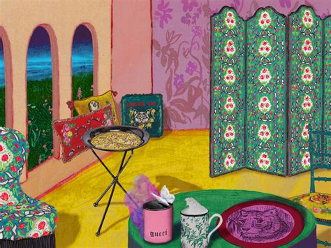 Things like hanging decorations are a perfect solution if you're planning to throw a party or want to make your place look festive in general. Gucci Home Décor Collection - BAGAHOLICBOY