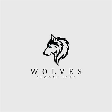 Wolf Logo For Any Companybusiness Vector Premium Download