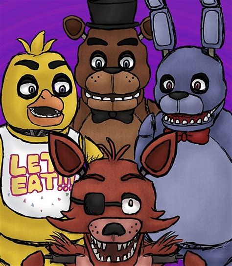 6 pack five nights at freddy's fnaf poster set for bedroom wall unframed 8x10inch home room decoration wall art poster. "FNAF 1" Posters by AngrySlowpoke | Redbubble