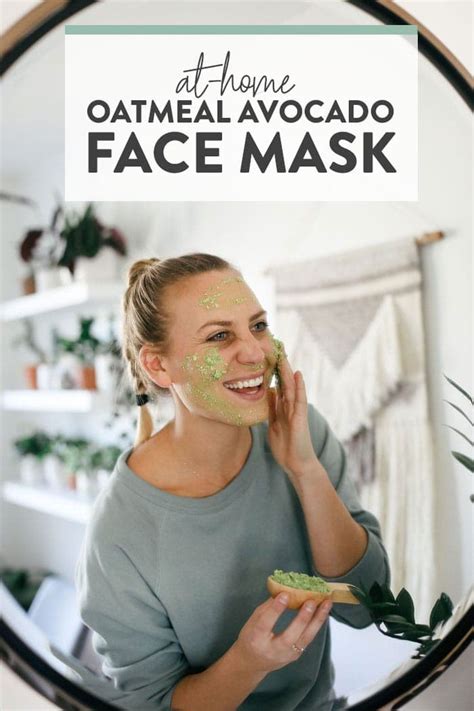 Diy Oatmeal Avocado Face Mask Fit Foodie Finds