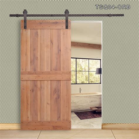 Calhome In X In Vertical Slat Panel Primed Natural Wood Sliding Barn Door With Sliding