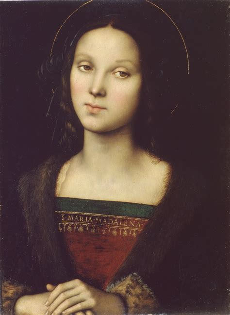 Pietro Vannucci Detto Perugino Santa Maria Maddalena 1500 Circa Olio