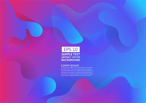 Colorful Liquid And Geometric Abstract Background Fluid Gradient