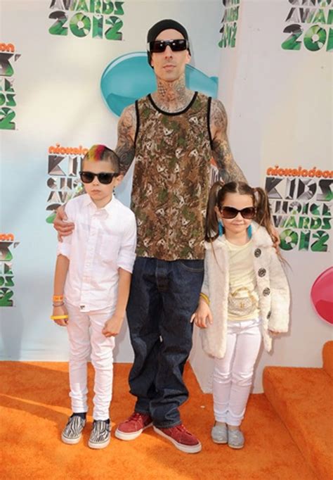 | travis is a loving father who is proud of the talent his two children seem to have inherited from him. Rock & Roll Dads | Travis barker, Kids choice award ...