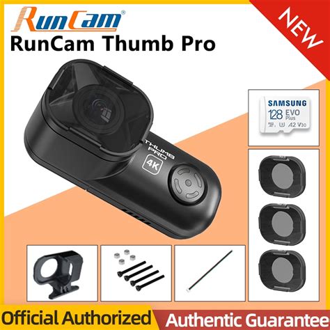 Runcam Mini Cámara De Acción Thumb Pro W 4k Fpv Dron Con Filtro Giroscópico Integrado