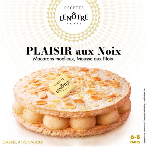 Lenotre Gâteau Aux Macarons Moelleux Et Mousse De Noix 6 8 Parts 410g
