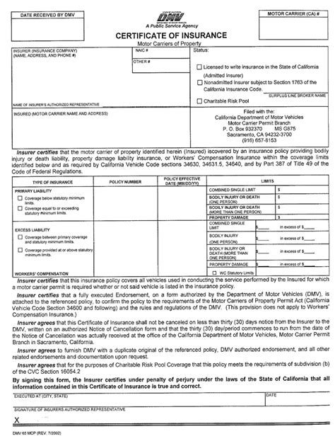 Dmv65mcp 2002 2024 Form Fill Out And Sign Printable Pdf Template