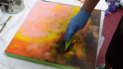 Cold Wax And Oils Demo Of Sultry Cold Wax Painting Encaustic Art