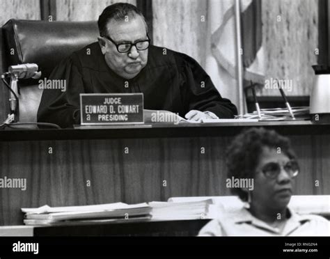 Judge Edward Cowart Presides Over The Ted Bundy Murder Trial Miami