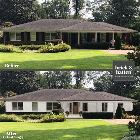 Ranch Homes Before And After Makeover Blog Brickandbatten Ranch House
