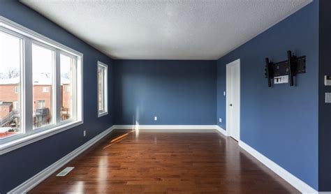 After repair drywall/replaced with new drywall(interior house painting contractors temple city). Sapphire Blue in Utah Homes
