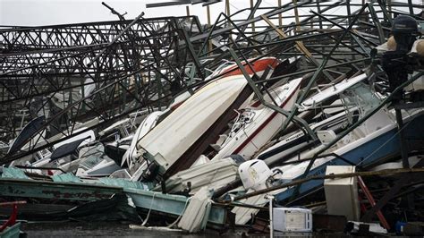 In Pictures Hurricane Michael Leaves Destruction In Its Wake Bbc News